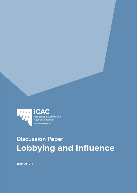 Cover page Lobbying and Influence Discussion Paper
