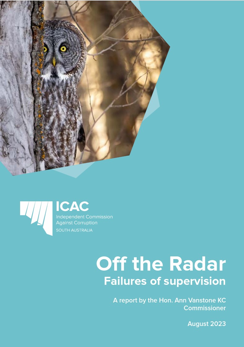 Cover of Off the Radar report 