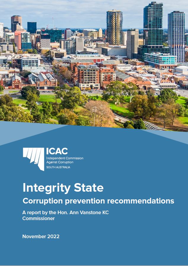 Integrity State report cover